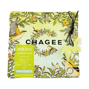 CHAGEE Longjing Green Tea Bags - 8 Sachets (24g) | Fresh & Mellow Aroma, New Packaging