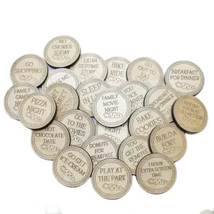 25 Advent Tokens, Easter Tokens,Gift for Kids,Bunny Tokens,Reward Tokens,Family Easter Tokens