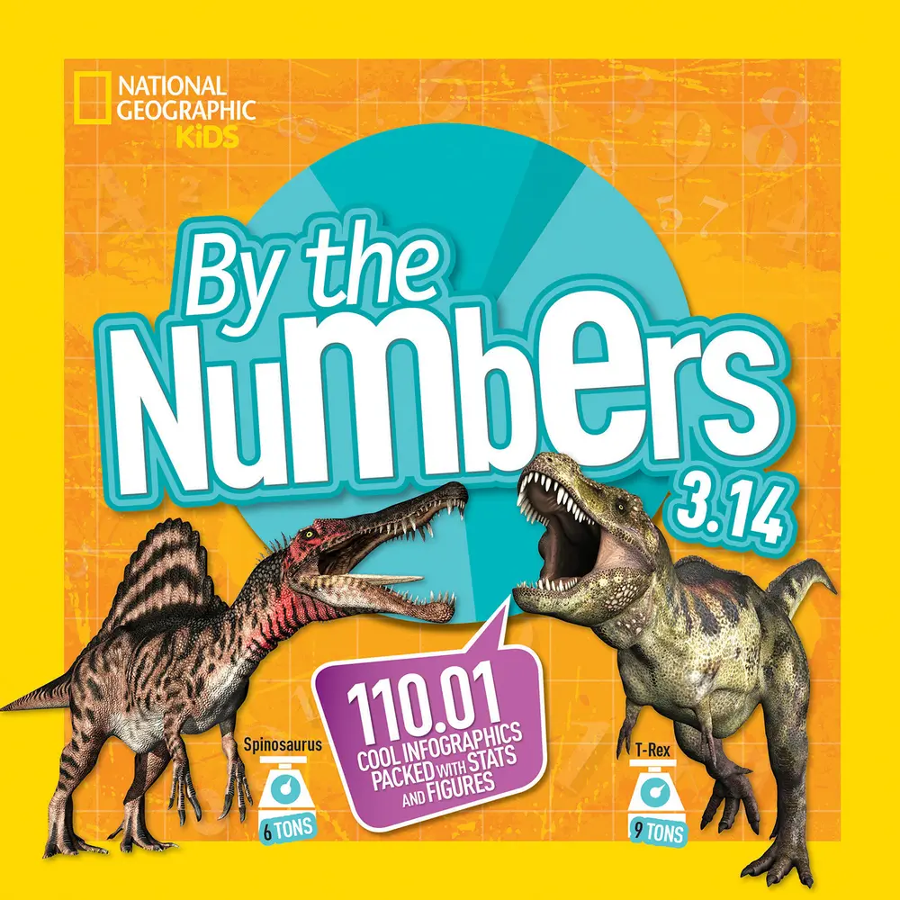 USED National Geographic Kids By the Numbers 3.14 Books - 110.01 Creative, Easy-to-Understand Infographics Packed with Stats, Figures (Library Binding, English) - No Excess Fluff School & Educational Supplies, 110.01 Cool Infographics