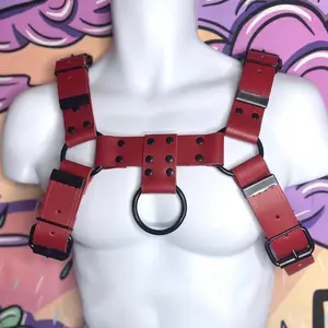 Leather Bulldog Harness