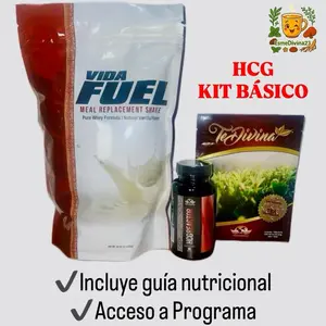 HCG 60 capsules Vida Divina Kit básico Te Divina, HCG Capsules & Vida Fuel  Supplements