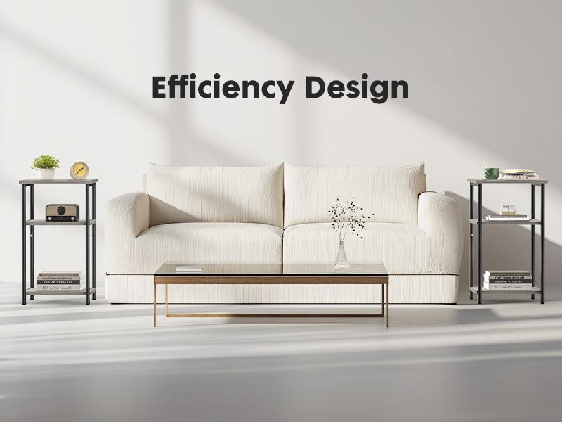 Crafted Comforts 3 Layer Coffee Table with Adjustable Height, Small Bedside Table, Storage Shelf, Suitable for Bedroom, Living Room, Office Space Crafted Comforts 3 Layer Coffee Table with Adjustable Height, Small Bedside Table, Storage Shelf, Suitable for Bedroom, Living Room, Office Space