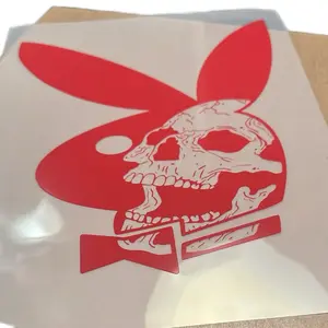 Bunny skull Decals for Windshield Windows Vehicles Walls Easy Application Weather Resistant Stickers for Any Surface
