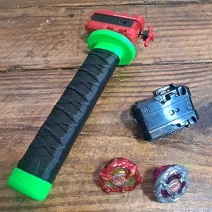 Beyblade X Katana Grip Green and Black Durable Design for Enhanced Grip and Control collection