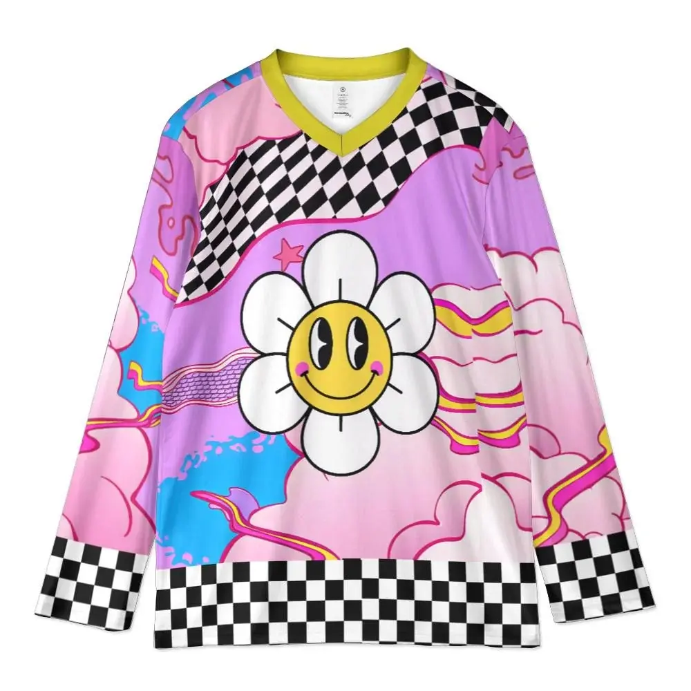Alleycvt Retro rave hockey jersey