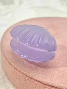 1pc Exquisite Natural Crystal Cat's Eye Shell Carving,Crystal Ornament,Creative Home Desktop Decoration, Perfect Gift.