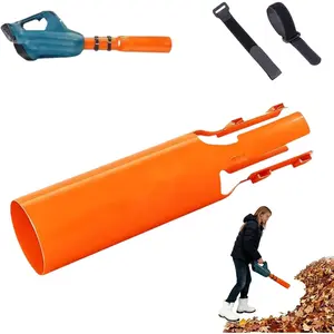 Leaf Blower Air Booster, Booster for Blower, Blower Nozzle Accessories, Dual Flow Can Improve Speed, Used for Courtyard, Lawn,, and Lane.(Orange)