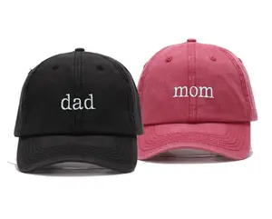 Embroidered Mom and Dad Cap, Pregnancy Announcement Hats, Custom Mama Dad Cap, Custom Mother's Day Hat, Gift For New Dad Mom, Father's Day Gift