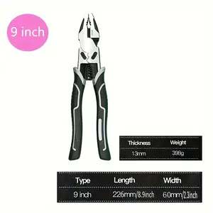 Super Alloy Wire Cutters Wire Stripper Demolisher Pliers Universal Needle Nose Pliers Electrician Metalworking Professional Tool, The New And Old Versions Of The Product Are Issued Randomly Without Affecting The Use Of Functions