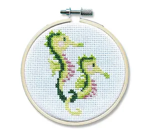 Spot Colors Seahorse Counted Cross Stitch Kit