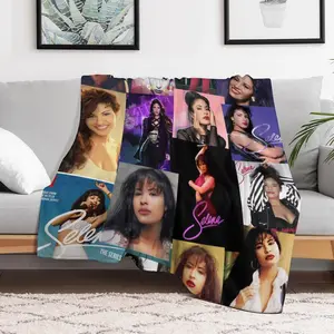 Selena Quintanilla blanket flannel wool sofa bed Comfortable sofa plush soft blanket lightweight warm plush
