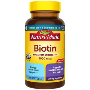 Biotin Maximum Strength‡ 5000 mcg Softgels