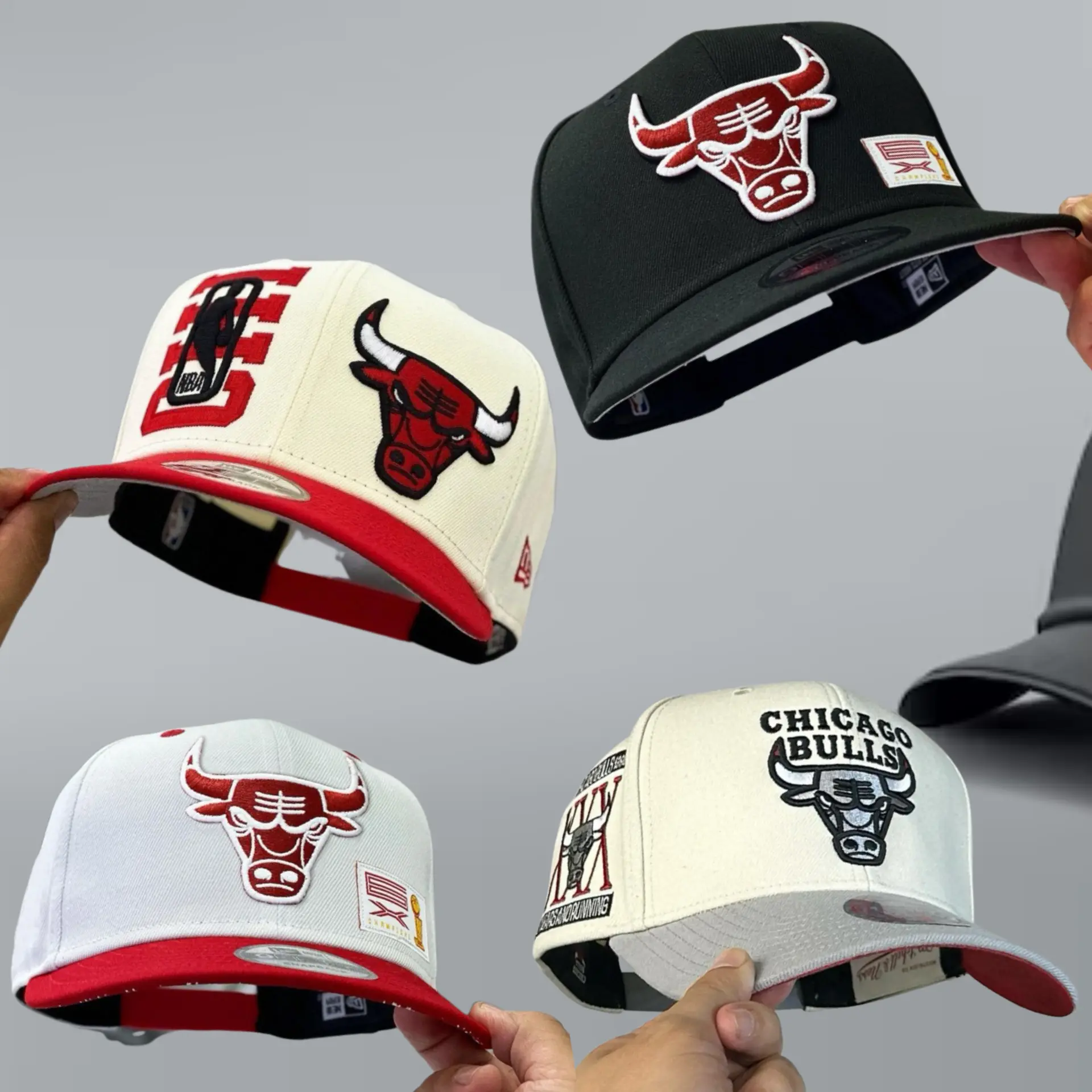 Chicago Bulls NBA Premium Team Logo Baseball Cap – Adjustable Curved Brim Snapback Hat, Embroidered Premium Graphics, Urban Lifestyle Streetwear, Outdoor Adventures, Casual Sports Headwear, USA 2026 Edition