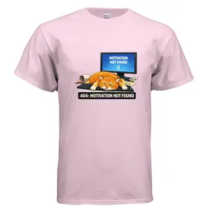 "404 Motivation Not Found" Cat Chaos Tee