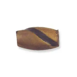 12IP253-C: India Horn Pipe Amber Finish Carved .5in 50 Pieces