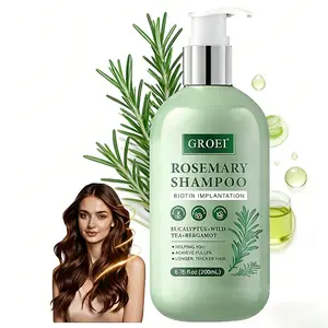 Rosemary Shampoo, Formula To Promote Hair Thickening and Regeneration, Contains Rosemary, Tea Tree Essence, Deep Cleaning, Nutritious, Mild Daily Hair Care, Suitable for Men and Women - 200ml