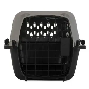 Portable X-Small Pet Kennel for Dogs up to 10 lbs - Plastic Crate Carrier