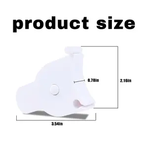 60 Inch Snow White Body Tape Measure, Retractable with 3D Lock for Accurate Waist/Hip Measurements Measuring Tape