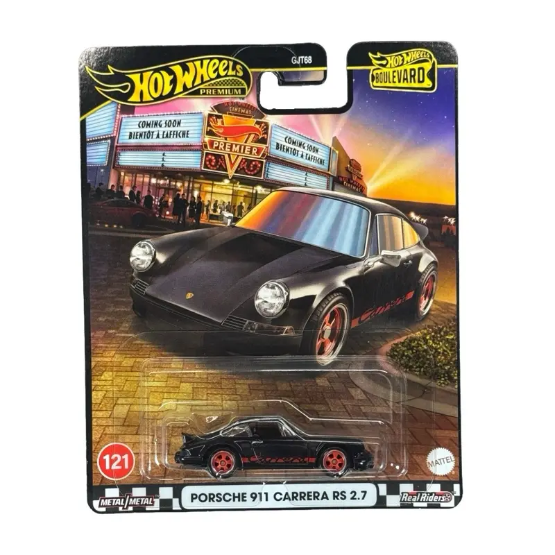 Hot Wheels Premium Porsche 911 Carrera RS 2.7 Black Boulevard #121