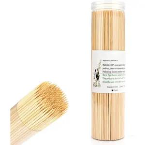 [200 PCS] 12 inch  Skewers,  Wooden Skewers Without Splinters, Skewers for Grilling, BBQ, Appetizer, Fruit Kabobs,  Fountain,  Toothpicks, and  Skewer Sticks.