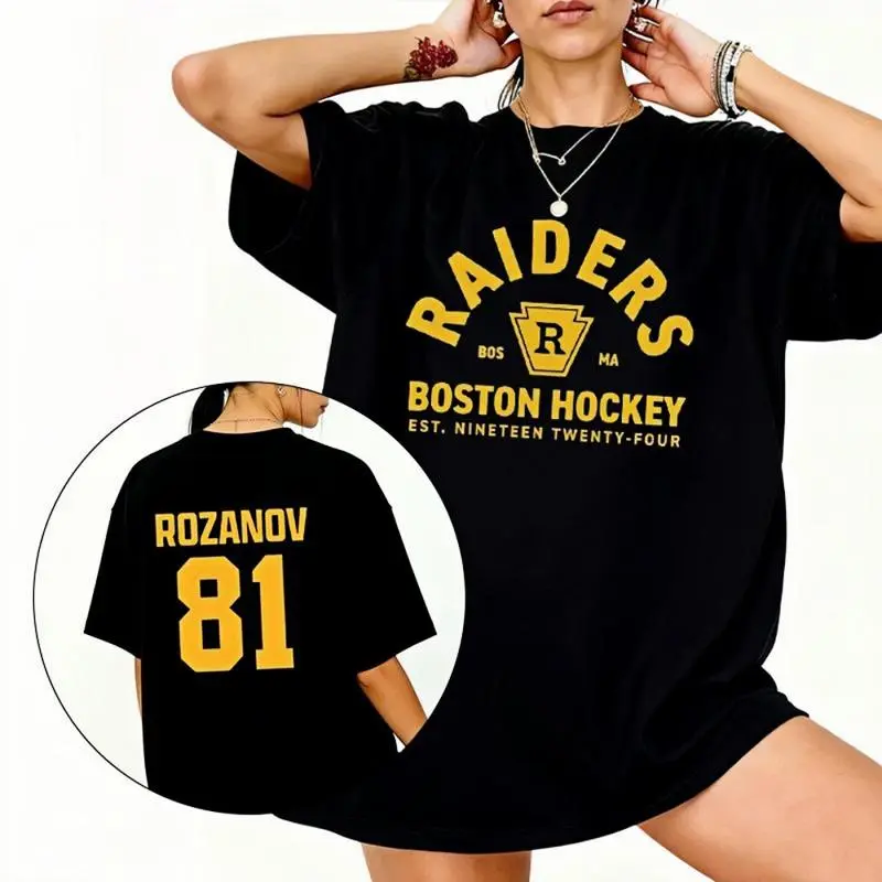 Ilya Rozanov 81-Boston Raiders Tee Hudson Williams Connor Storrie Shirt Heated Rivalry Unisex Fit Tshirt Printed in USA Menswear Top