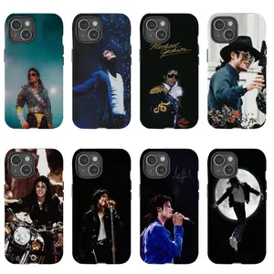 Michael Jackson Double-layer durable phone Cases For iPhone 17 16 15 14 13 12 Promax Pro Plus, hard shell protection ,Unique design,best Gift