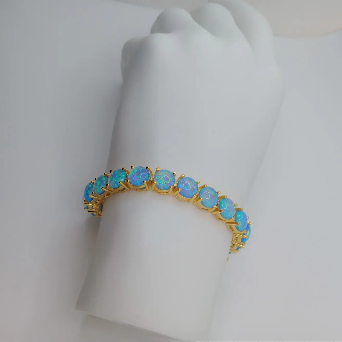 Gold - Blue Opal Bracelet
