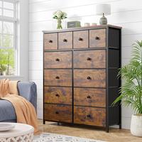 Rustic Brown-12 Drawers