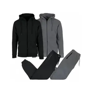 Men’s 2-Piece Sports Set — Full-Zip Hoodie & Joggers. Size runs small; we recommend ordering one size up.