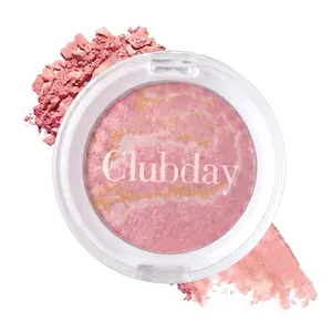 Clubday Baked Blush, Updated Powder Blush for Cheeks, Cruelty Free Makeup - Shape, Contour & Highlight Face for a Shimmery or Matte Finish