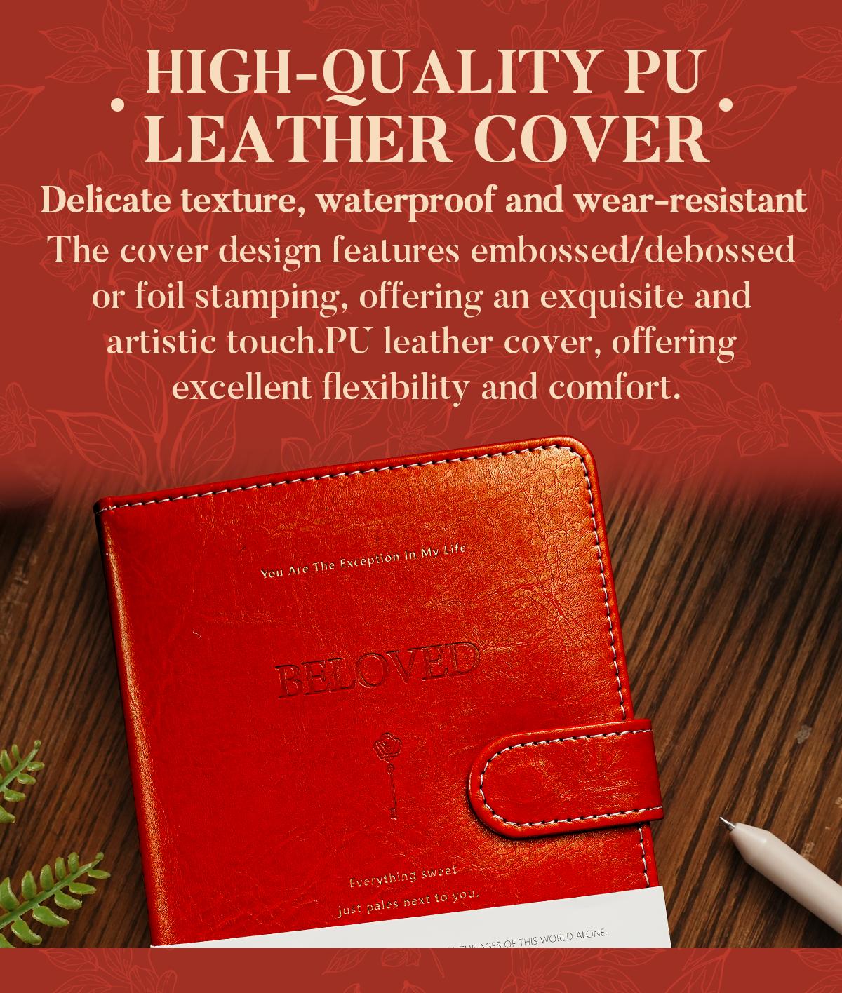 Love Journal Notebook, Magnetic PU Leather Diary, Romantic Couple Notebook, Daily Writing and Study Notes Book, Minimal Planner, Dating Memory Journal, Gift for Him Her