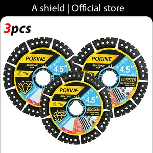 Specialized 115mm 4.5-inch cutting blade, wear-resistant and sharp, capable of cutting metal, stone, building materials and other materials in one machine.