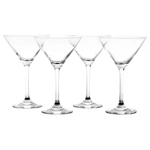 Martha Stewart 4 Piece 10oz Martini Glass Set