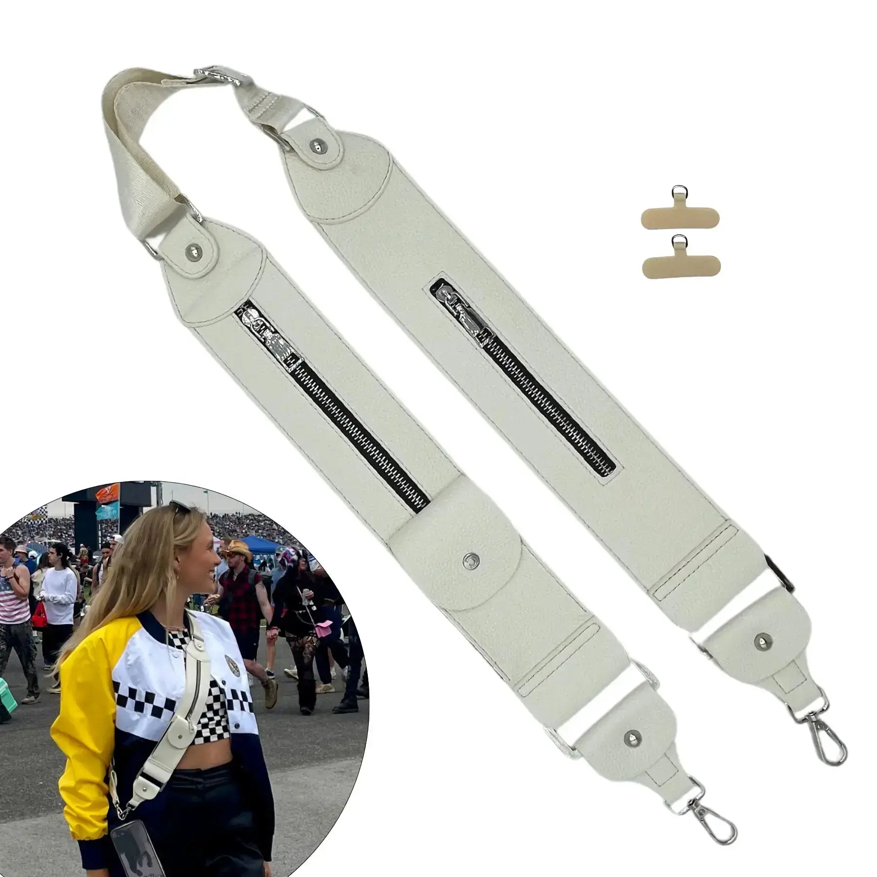 Stashie Strap - Ivory
