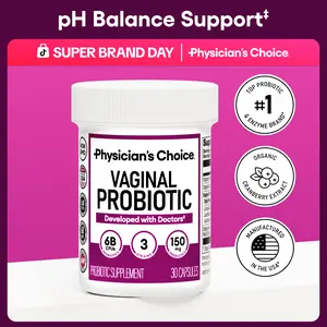 Physician's Choice Vaginal Probiotic - Odor Control, pH Balance & Daily Feminine Health Support with Cranberry and Prebiotics for Women