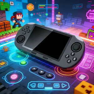 Sf3000 Handheld Retro Game Console, 4.5-Inch IPS Screen, Wireless Mini Portable Gaming Player, Ideal Gift for Boys, Electronic Games & Consoles