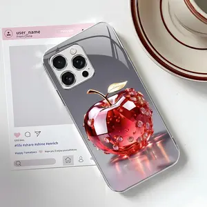 Crystal Fruit is suitable for【All iPhone】high-end electroplated glass case, making your phone unique --975