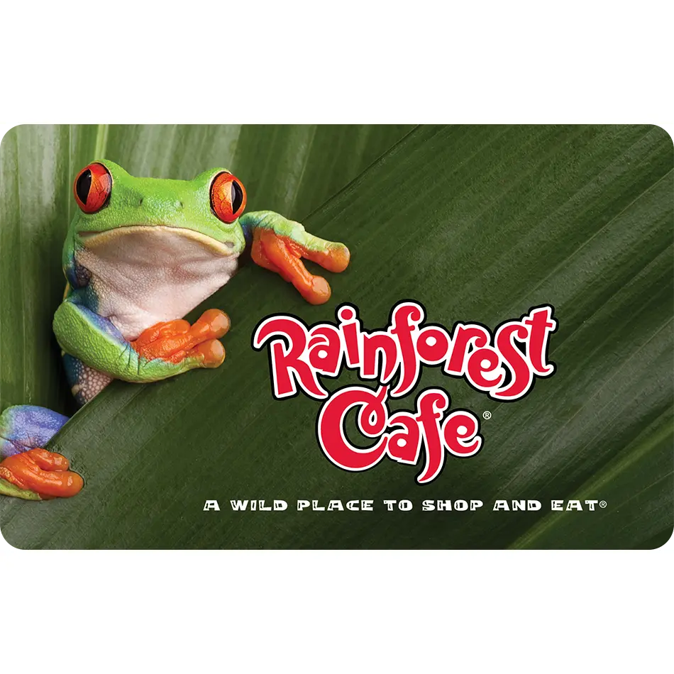 Rainforest Cafe eGift Card | Themed Family Dining, Burgers & Cocktails