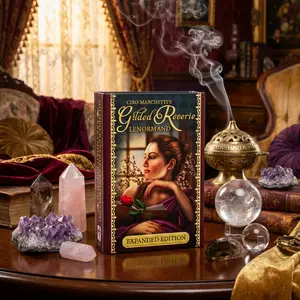Gilded Reverie Lenormand Expanded Edition – 47 Gilded Oracle Cards & Guidebook | Fortune Telling & Divination Deck