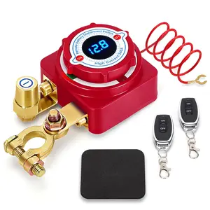 SnapFixMate Remote Battery Disconnect Switch 12V 240A, Upgrade Battery Kill Switch for car 12V 240A, with Led Voltage Display, Prevent Battery Drain, Remote Battery Kill Switch for Car, Truck, RV