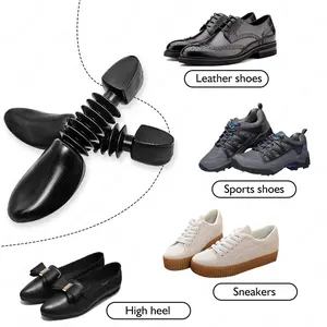 Adjustable Plastic Shoe Stretcher for Men & Women – Anti-Wrinkle Shoe Shaper, Prevents Creasing & Deformation, Ideal