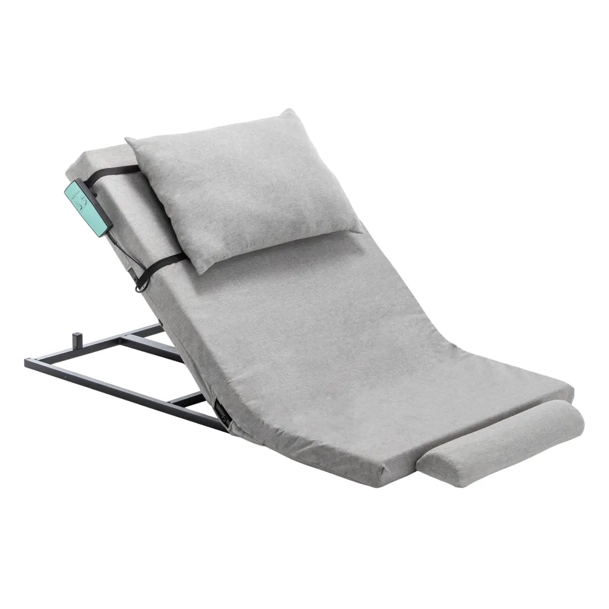 Electric Adjustable Bed Backrest - 300 lbs Weight Capacity, 4-68 °   Lift, Machine Washable Fabric - for Elderly, Pregnancy, Patients, Handicap Assistance - Fits Most Bed Frames
