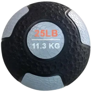 French Fitness Rubber Medicine Ball 25 lb (New)