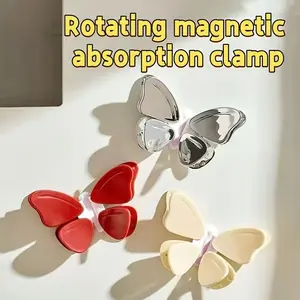 2-Pack Magnetic Butterfly Bag Clips, 3D Refrigerator Magnets, Multi-Functional Sealing Clamps, Moisture-Proof Snack Storage, Creative Home Decor