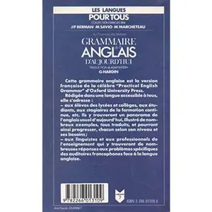 USED-Grammaire de l'anglais d'aujourd'hui by A.J. Thomson (Paperback)