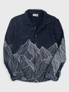 Alpine Etching Blanket Shirt
