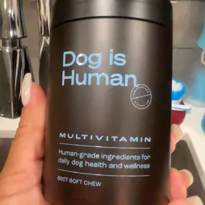 Dog is Human Daily Multivitamin for Dogs (Chicken Flavor) Human-grade, Vet-formulated, Made in Vermont