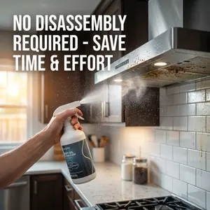 Koalafairy Rapid Action Kitchen Foam Cleaner, Heavy Duty Grease & Oil Remover for Stove, Oven & Cooktop, Multi-Surface Cleaner