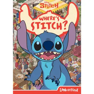 Disney: Where's Stitch? Look and Find -- Pi Kids - Hardcover