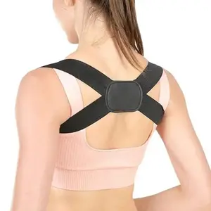 Posture Corrector, Hunchback Aligner for Teens & Women, Adjustable Breathable Upper Back Brace, Spine Support Belt for Pain Relief, Fits 88-132 Lb